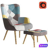 Hygge Chair 3D Model Corona