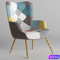 Hygge Chair 3D Model Corona