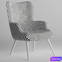 Hygge Chair 3D Model Corona