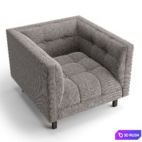 Restoration Hardware Madison Chair 3D Model Vray, Corona