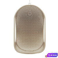 RH Teen Wicker hanging chair 3D Model Vray, Corona