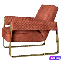Ulivi Salotti PATRICIA LUXURY ARMCHAIR 3D Model Corona
