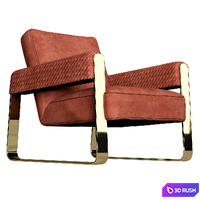 Ulivi Salotti PATRICIA LUXURY ARMCHAIR 3D Model Corona