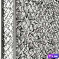 Gabion pebble low n6 Two 3D Model Vray