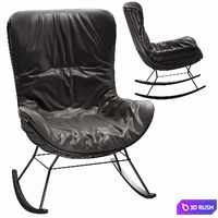 Freifrau Leyasol Rocking Wingback Chair 3D Model Corona