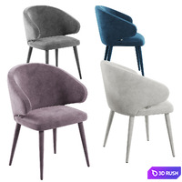 Eichholtz dining chair Cardinale 3D Model Vray, Corona
