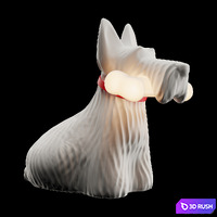 Qeeboo SCOTTIE 3D Model Vray, Corona