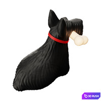Qeeboo SCOTTIE 3D Model Vray, Corona