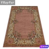 Carpets Set 1226 3D Model Vray, Corona