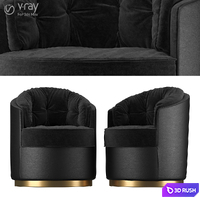 Luxxu Otto Armchair 3D Model Vray