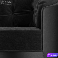 Luxxu Otto Armchair 3D Model Vray