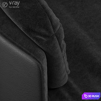 Luxxu Otto Armchair 3D Model Vray
