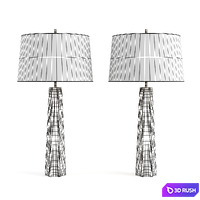 Celine table lamp 3D Model Corona