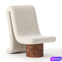 SLUMP chair by Anna Karlin 3D Model Corona