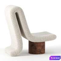 SLUMP chair by Anna Karlin 3D Model Corona