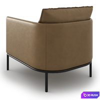 Slettvoll Piet Lenestol 3D Model Vray, Corona