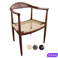 Hans Wegner Chair 3D Model Vray