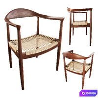 Hans Wegner Chair 3D Model Vray