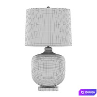 Table lamp Glass Vessel, Loft Concept 3D Model Vray, Corona