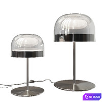 Equatore Table Lamp by FontanaArte 3D Model Corona