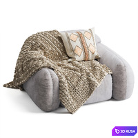 Busnelli PIUMOTTO Armchair 3D Model Vray
