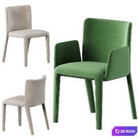 Potocco lars dining chair 3D Model Corona