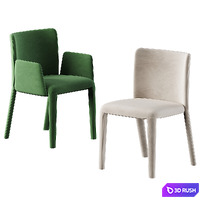 Potocco lars dining chair 3D Model Corona