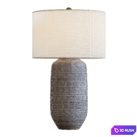 Crate &amp; Barrel Cane Gray Table Lamp 3D Model Vray