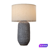 Crate &amp; Barrel Cane Gray Table Lamp 3D Model Vray