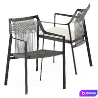 Nodi armchair by Tribu 3D Model Vray, Corona