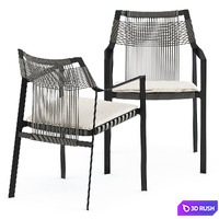 Nodi armchair by Tribu 3D Model Vray, Corona