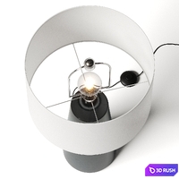 John-Richard Living Forest Table Lamp 3D Model Vray, Corona