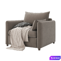 armchair Mons Wagon 3D Model Corona