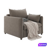 armchair Mons Wagon 3D Model Corona