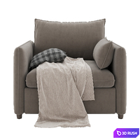 armchair Mons Wagon 3D Model Corona
