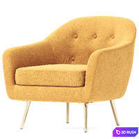 Carmen armchair 3D Model Corona