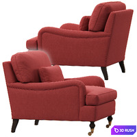 Maxime Armchair by Pierre Frey 3D Model Vray