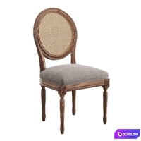 Duffield Side Chair in Sand Gray 3D Model Vray, Corona