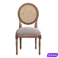 Duffield Side Chair in Sand Gray 3D Model Vray, Corona