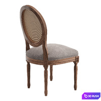 Duffield Side Chair in Sand Gray 3D Model Vray, Corona