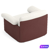 Wittmann Marlow lounge chair 3D Model Vray, Corona