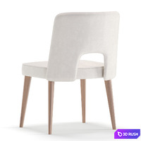 Chair Plettro CE04 By Natuzzi Editions 2 Colors Version 3D Model Corona