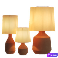 Brynn Table Lamp of Westelm (3 Models) 3D Model Vray, Corona