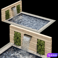 Pool 39 3D Model Vray, Corona