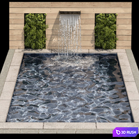 Pool 39 3D Model Vray, Corona