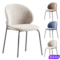 Princeton Chair Boconcept 3D Model Vray, Corona