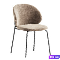 Princeton Chair Boconcept 3D Model Vray, Corona