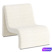 COCO REPUBLIC Zurich Occasional Chair 3D Model Vray