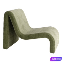 COCO REPUBLIC Zurich Occasional Chair 3D Model Vray