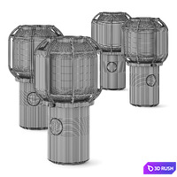 Marset Chispa Table Lamp 3D Model Vray, Corona